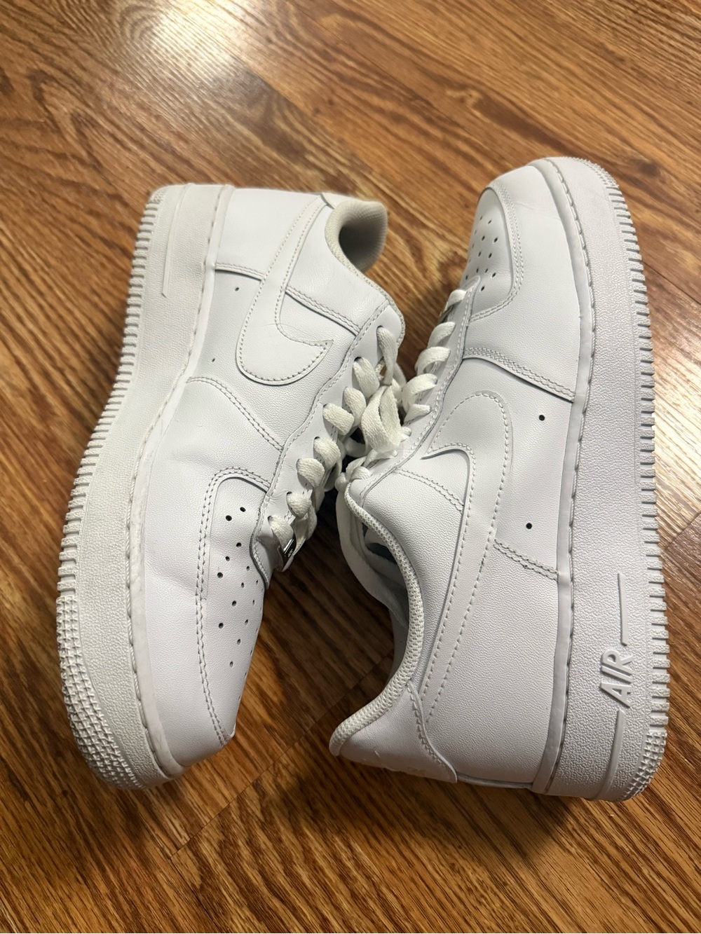 [315122-111] -Men- Nike Air Force 1 Low '07 White Size 9